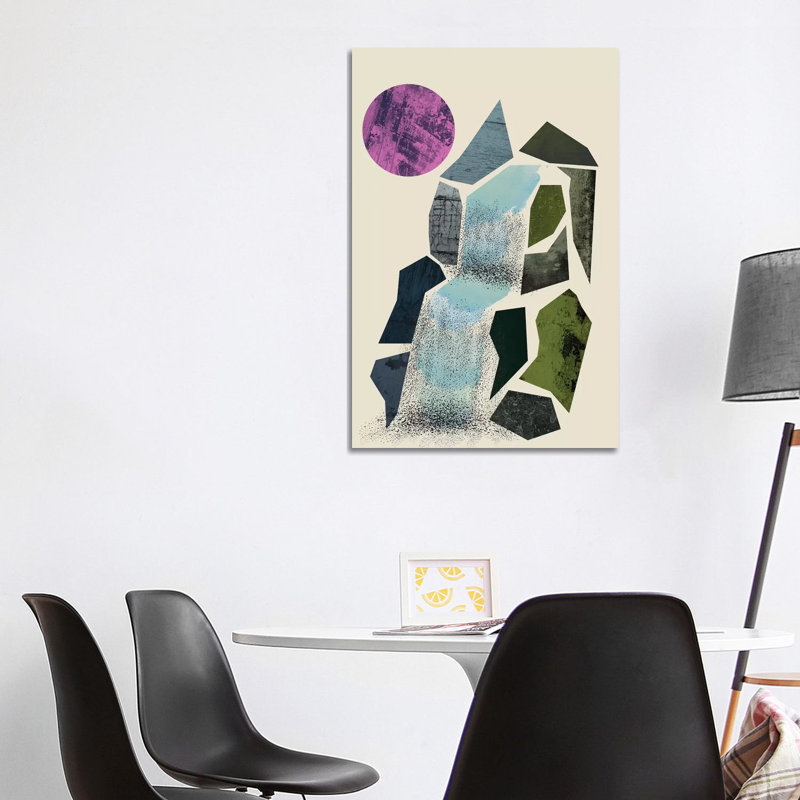 Cascade 1 Piece Wall Art on Canvas, 101.6cm H x 66.04cm W