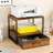 Printer Stand For Desk, 2 Tier Printer Stand With Storage,Printer Stand With Drawer,Multi-Purpose Desktop Printer Stand,Heavy Duty Desk Shelf/Desk Organizer For Home Office