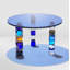 Detroit Glass End Table