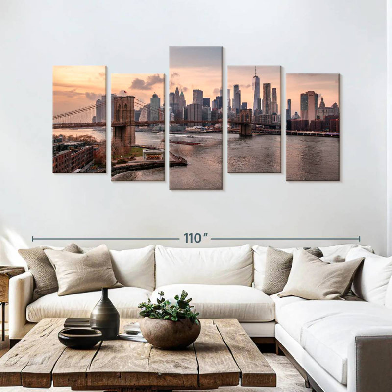 Senne Brooklyn Dusk, 48" H x 94" W
