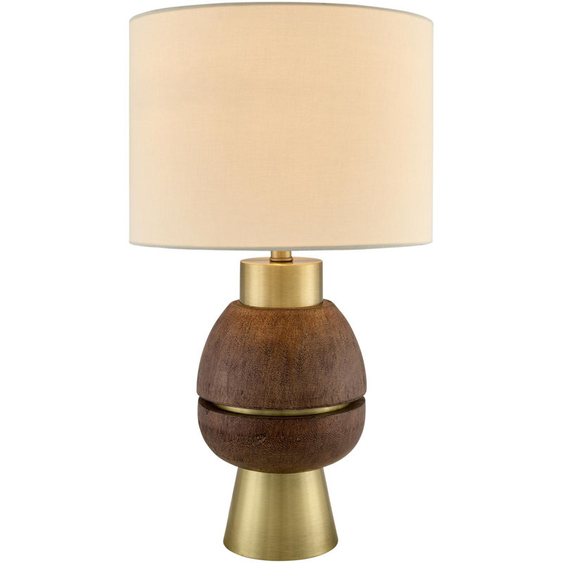 Kelemen Table Lamp, Brown/Gold