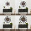 Grande horloge murale pour le décor du salon non-Ticking