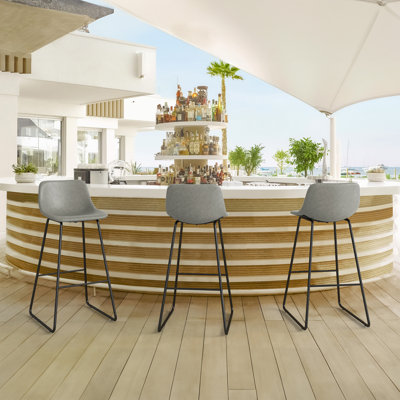 Ratzlaff Upholstered Counter Stool