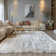 Girault Faux Fur Carpet For Living Room Kids Room Machine Washable Rug In White