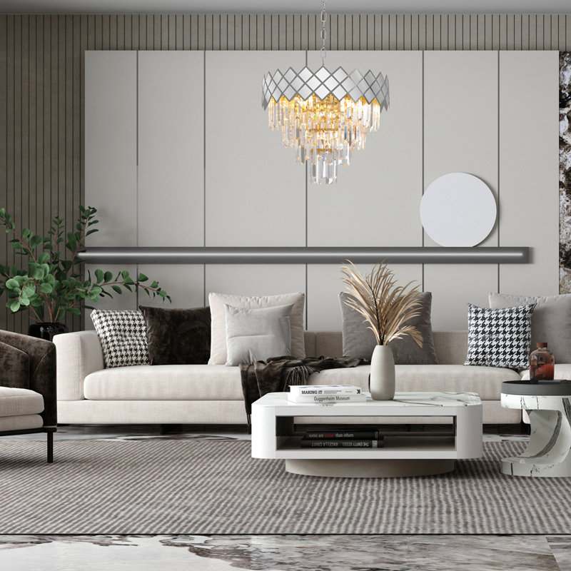 Carisma 9 - Light Novelty Chandelier, Silver