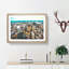 Boston Massachusetts Painting - Single Picture Frame Print on MDF-56634516-56634517