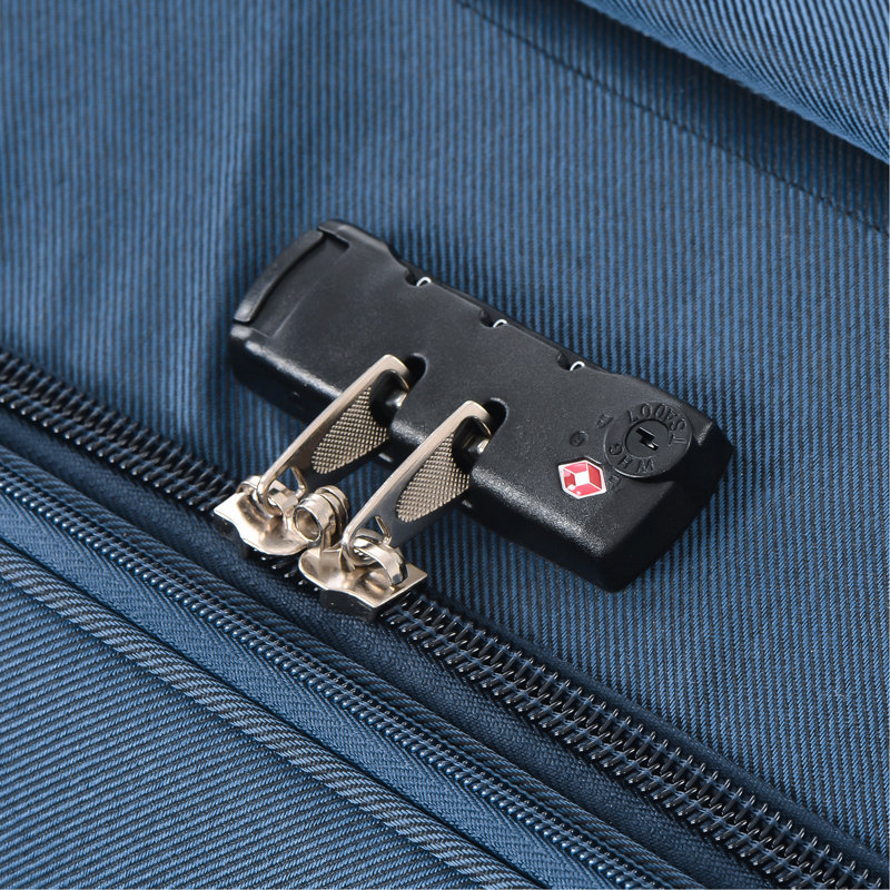 Ensemble de 3 valises extensibles Softside Valise, Dark Blue