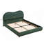 Base de lit plateforme en chenille avec tête de lit arrondie à coins arrondis, lattes en bois, aucun sommier requis, assemblage facile-1203621074-1203621072