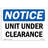 Unit under Clearance