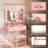 Vanity With Mirror And Lights, Adjustable Color/brightness, White Makeup Desk With 2 Drawers And Stool For Bedroom, Bathroom, Makeup Room-2061981850