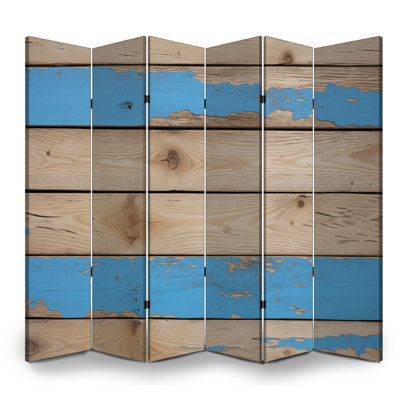 Cloison pliante 6 panneaux paravent Royal Rustic
