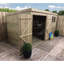 Shemica 12 ft. W x 7 ft. D Solid Wood Garden Shed