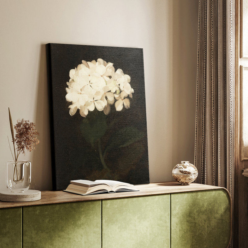 Imprimé floral rétro CCGLXII - galerie Cavas, H 60 po x l 40 po