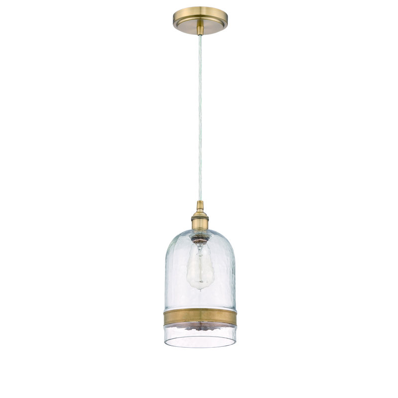 1 - Light Antique Copper Single Pendant