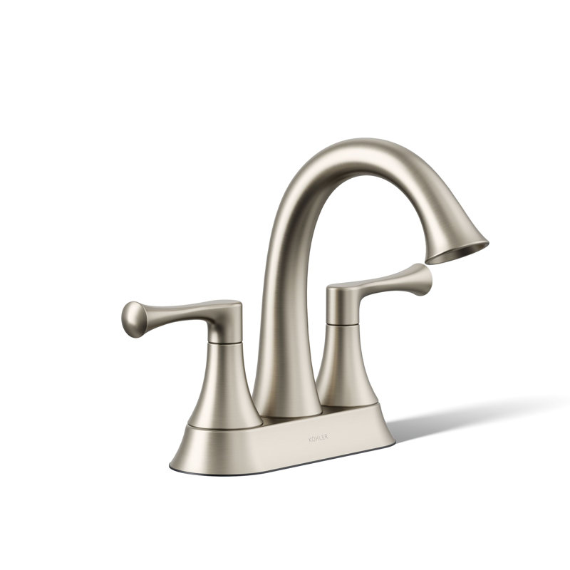 Buckley Centerset Bathroom Sink Faucet, 1.0 Gpm, 1 GPM, Brushed Nickel