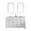 Queen 60" Double Bathroom Vanity Set with Mirror