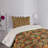Skull Polyester Floral Coverlet-296869758