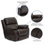 Fauteuil à bascule inclinable LeatherSoft-24678169