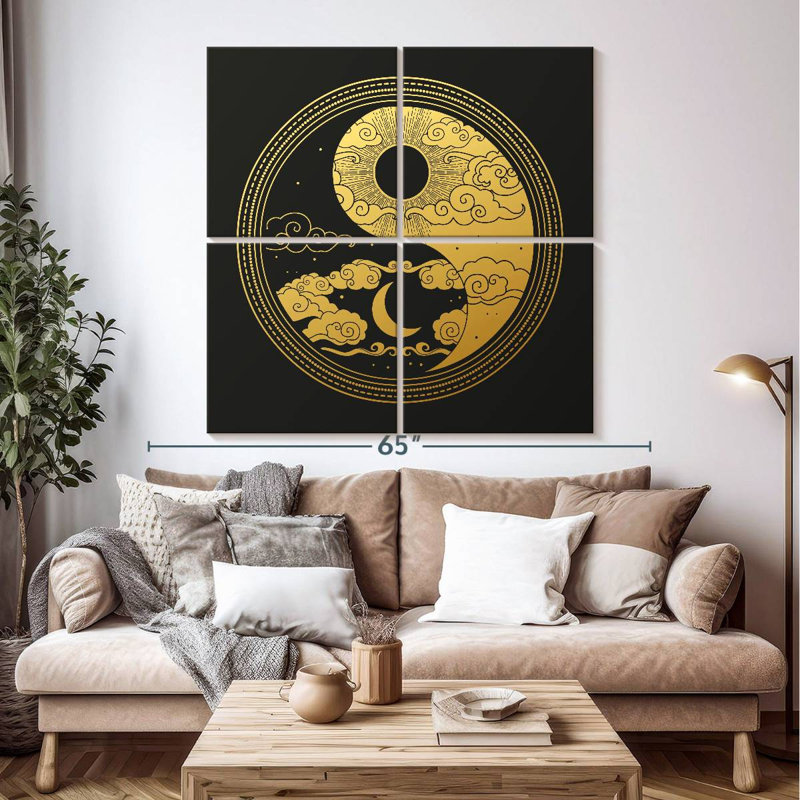 Kerrick Oriental Yin Yang, 50" H x 50" W