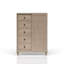 Commode 5 tiroirs finition sable