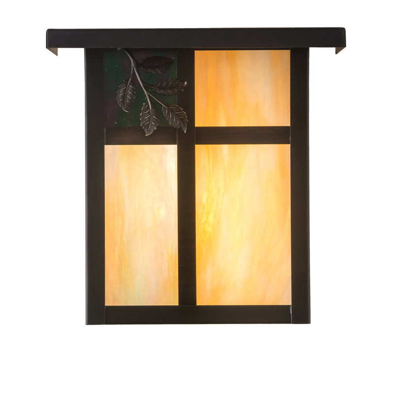 Hyde Park Sprig 1 - Light Outdoor Wall Lantern
