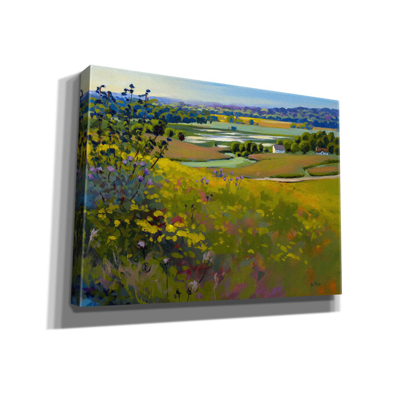 «Early Morning Golf Course View» par sri Rao, art mural sur toile, 26 po x 18 po, H 40 po x l 54 po x P 1,5 po