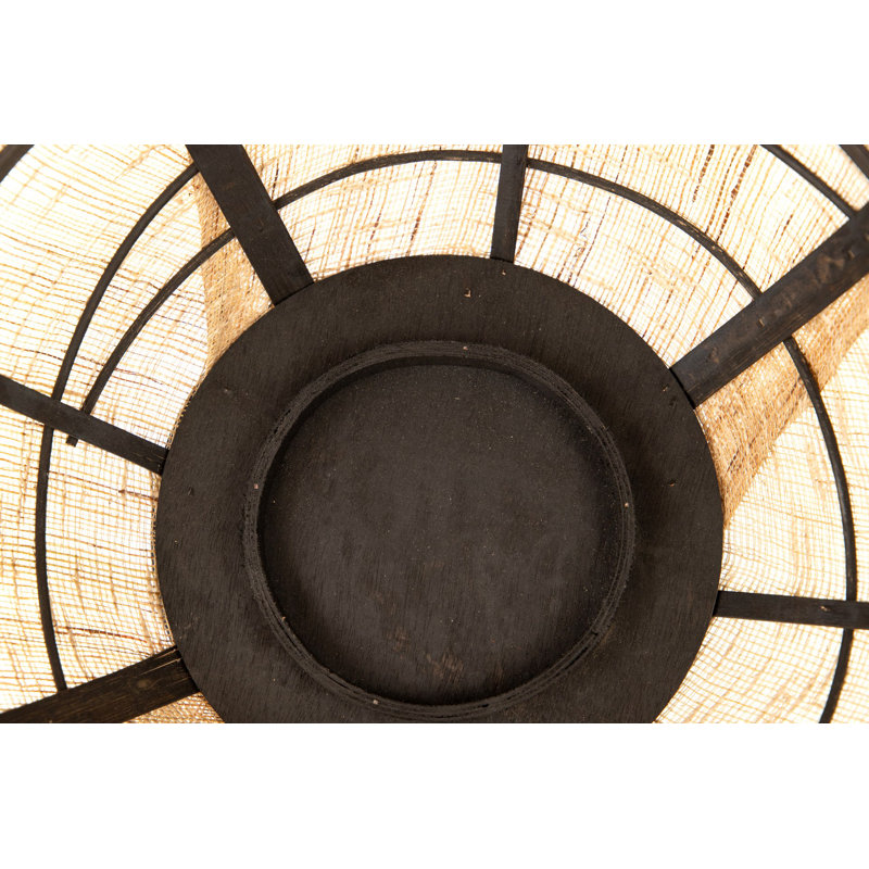 Wood Floor Lantern, 45cm H x 37cm W x 37cm D
