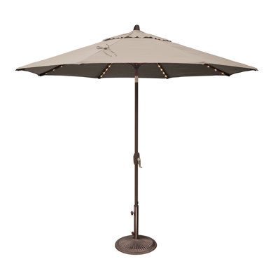 Parasol éclairé 9 'Lariat