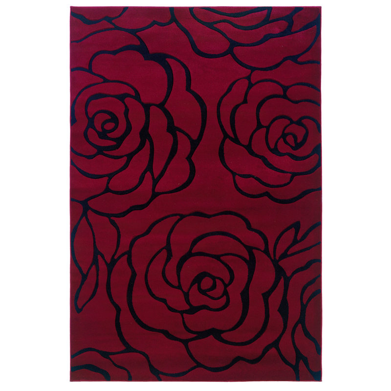 Tapis rouge Carina, Rectangle 8 pi x 10 pi 3 po