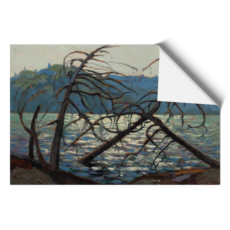 Lake View by Tom Thomson - No Frame Painting, 21cm H x 30cm W x 0.1cm D