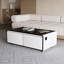 Table basse moderne et intelligente avec réfrigérateur intégré, haut-parleurs Bluetooth, chargement sans fil, prise de courant, ports USB, lumière RVB-479704207-500908999