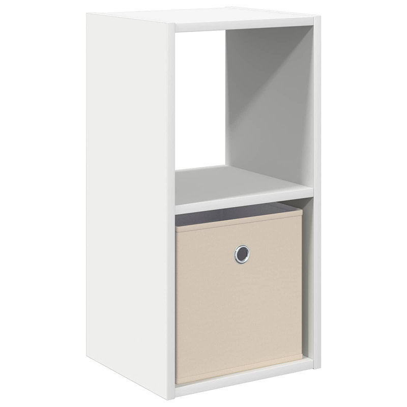 30.5cm W Composite Bedside Table, White