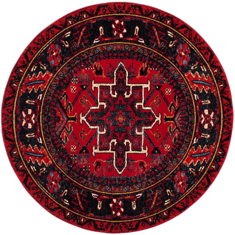 Kristina Moroccan Area Rug, Round 160cm