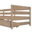 Lit plateforme en L avec trois tiroirs de rangement-30929894