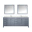 Ensemble de meuble-lavabo double, ensemble de robinet et miroirs 34 po l 84 po x P 22 po Jacques-113025139-66637750
