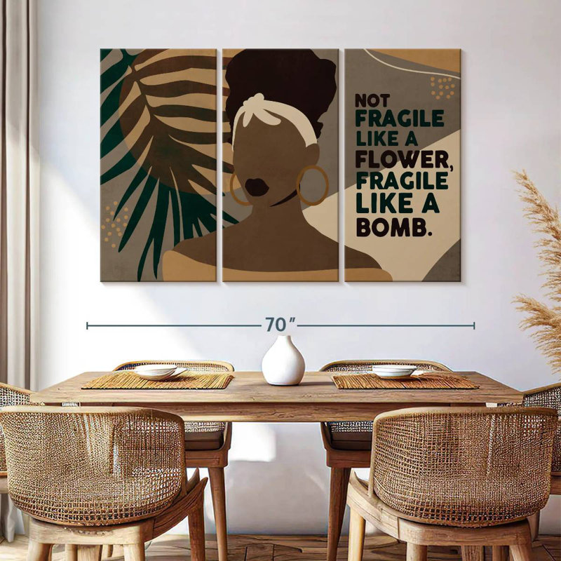 Tergel «Fragile Like A Bomb», H 42 po x l 65 po