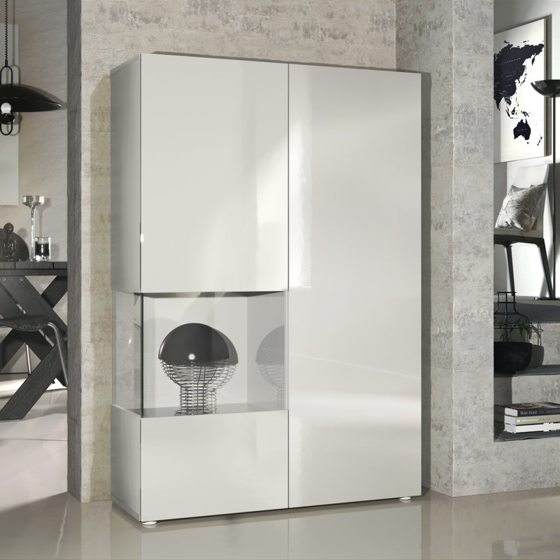 Mcandrews Display Cabinet, White , Without LED