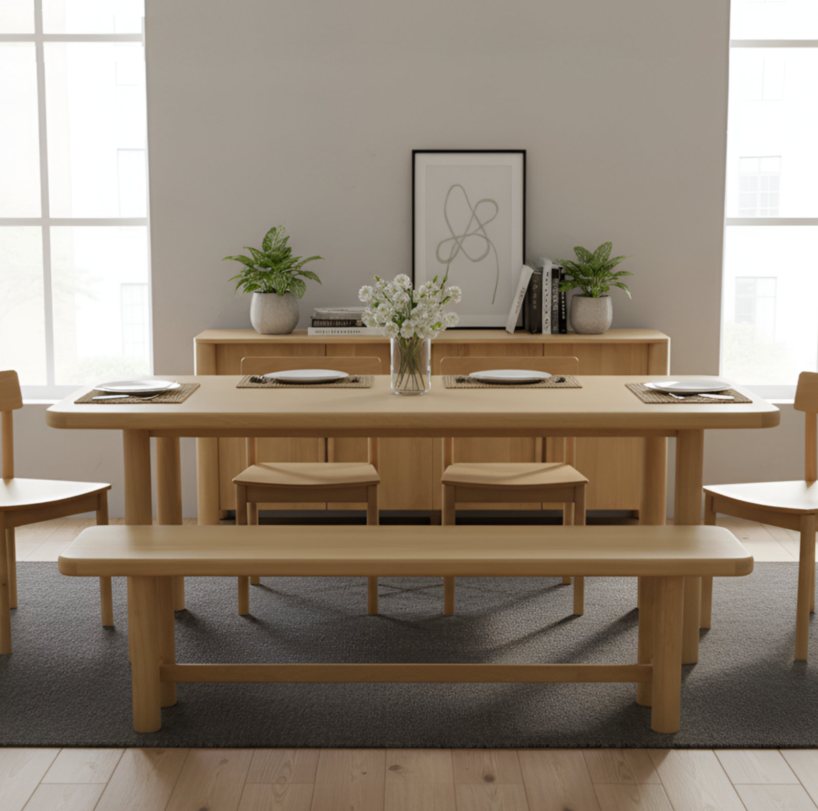 Baker 84" Dining Table