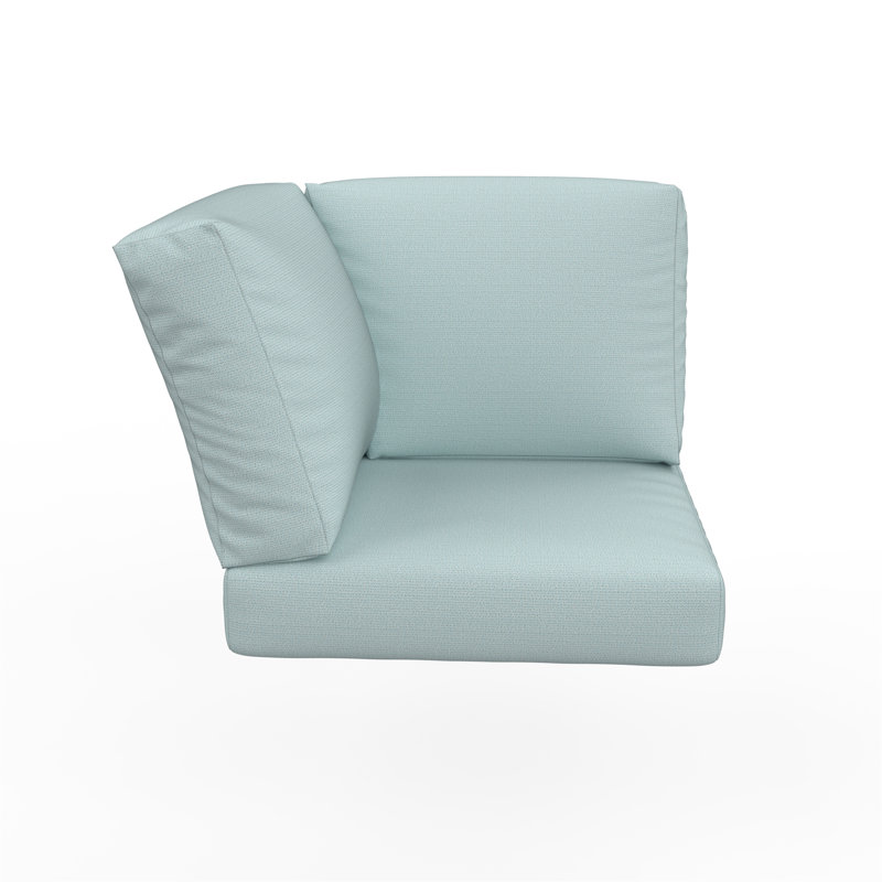 Sunbrella® Outdoor Corner Chair Cushions, Bliss Dew