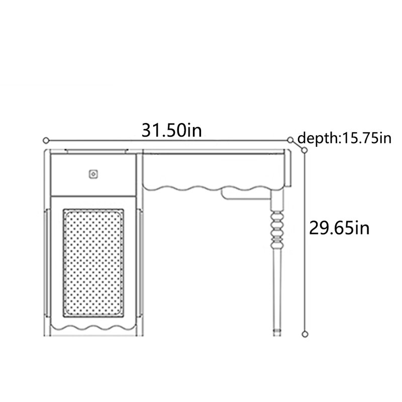 Commode créative multifonctionnelle en bois massif, Vert