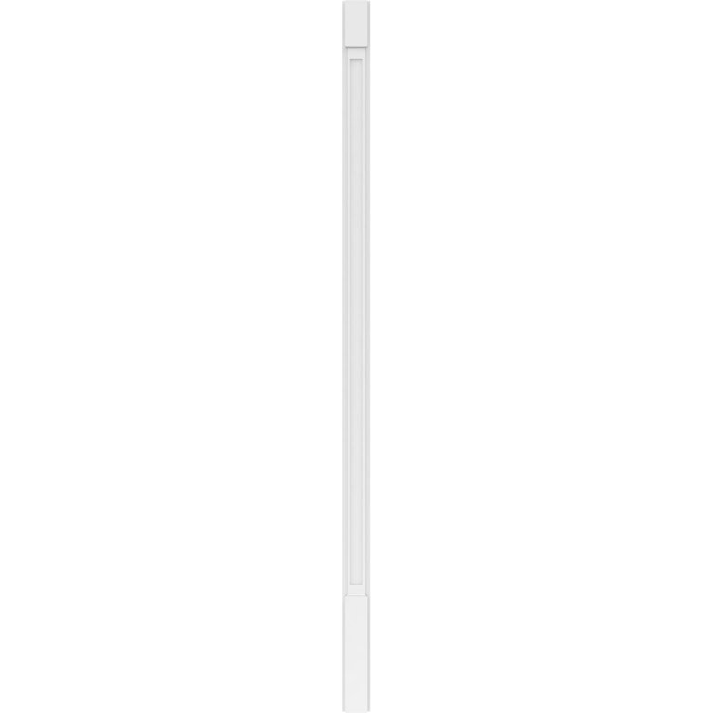 Pilâtre en PVC TruCraft (la paire), Blanc, H 102 po x l 4 po x P 2 po