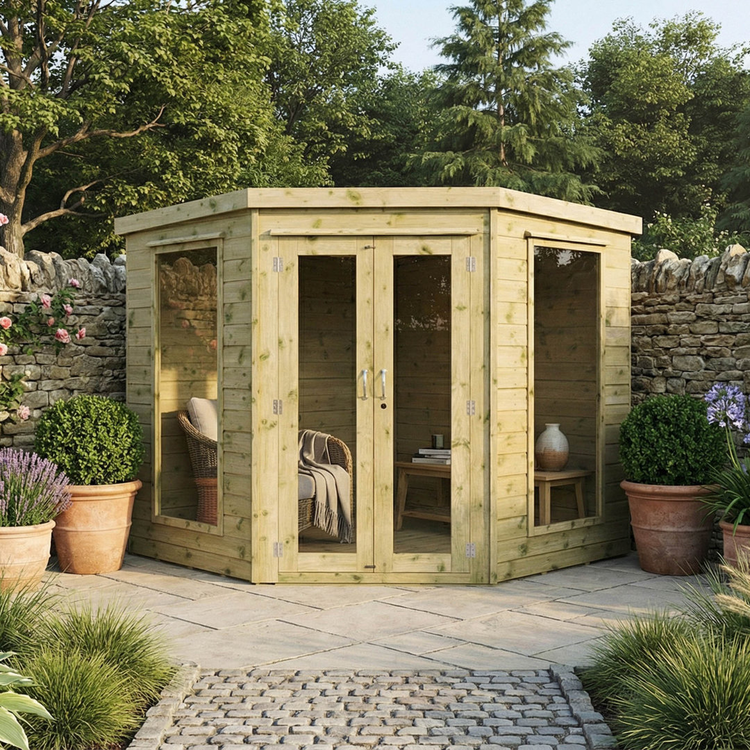 Mercia 7 x 7ft Premium Corner Summerhouse