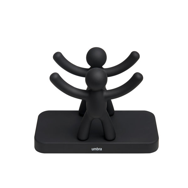 Umbra Buddy Porte-Serviettes En Papier - Plastique Noir Doux 15.2x8.9x7.6cm