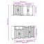 Lucca Kitchen Cabinet Set Lucca-159273511
