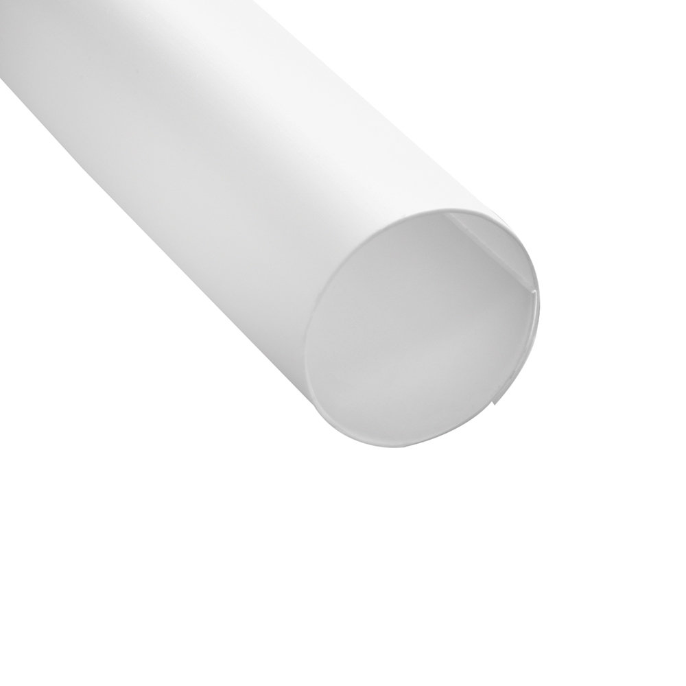 60 in. White Plastic Shower Rod Cover (Single Pack) Prime-Line