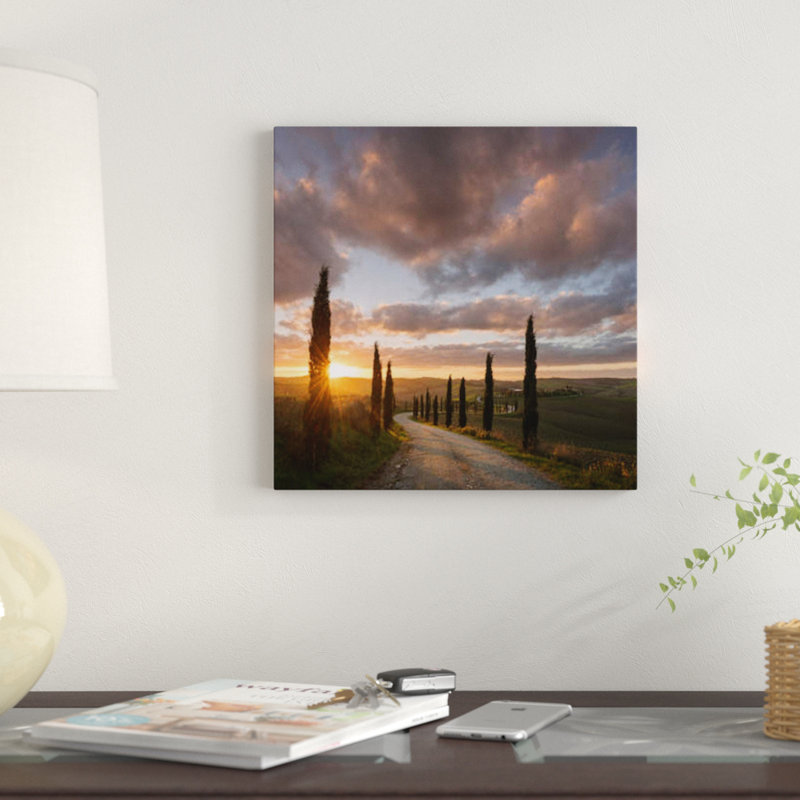 «Autumn in Tuscany X», reproduction de photo sur toile, H 48 po x l 48 po x P 1,5 po, Toile tendue, Pas de tapis