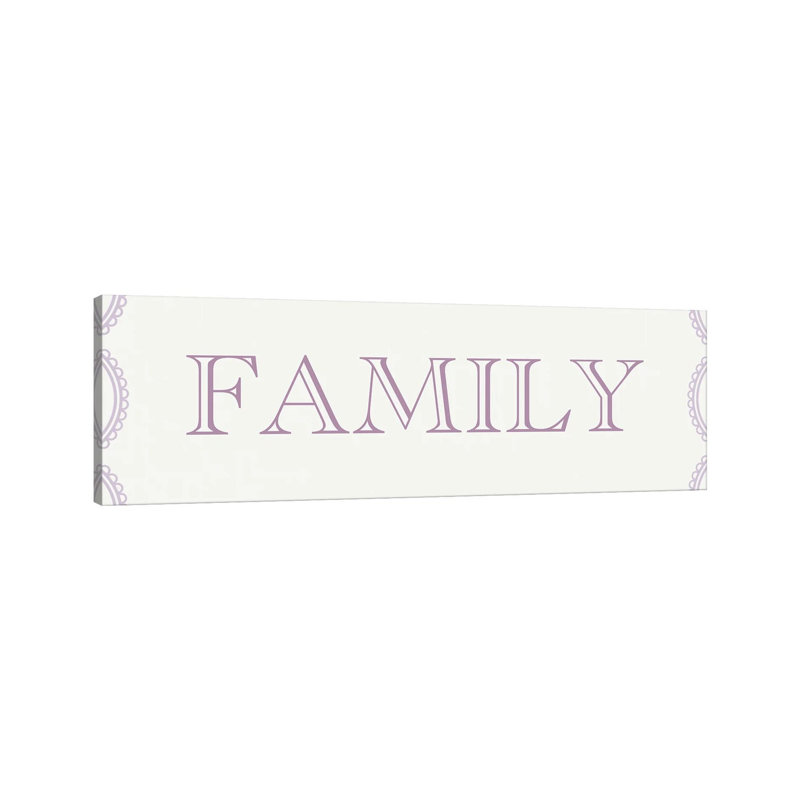 Lilac Family by Imperfect Dust - Wrapped Canvas Panoramic Gallery-Wrapped Canvas Giclée, 30.48 cm H x 91.44 cm W x 1.91 cm D