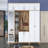 Modern Hall Stand with Walnut & White Finish, 70.9 x 94.5 x 14.8 inches | 100% Melamine Coated E1 Quality Chipboard, Thickness: 0.7 inches | Stylish Storage Solution for Entryway, Durable & Elegant Design