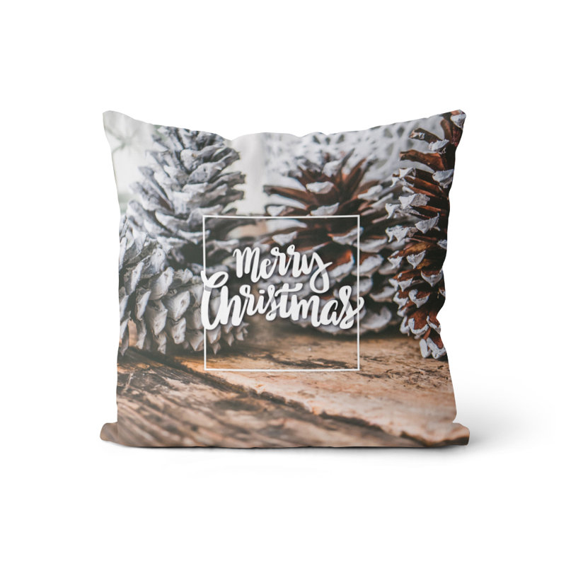 Coussin de noël en cône de pin Adaline