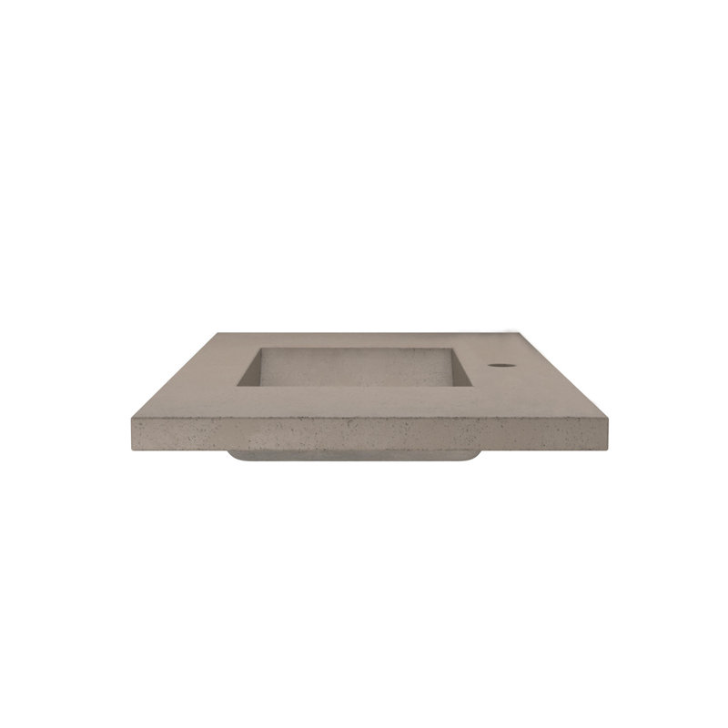 Palomar 36.5" Single Bathroom Vanity Top with Sink, Earth, Single